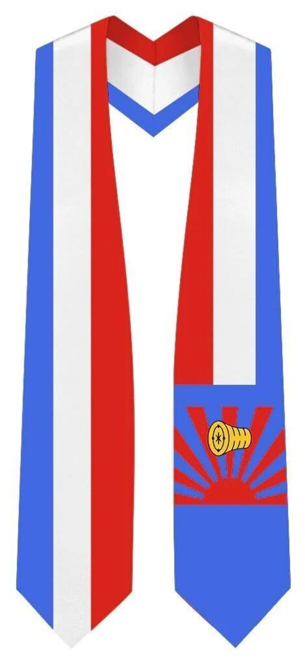 1299 Karen Nation Flag Graduation Stole - Fits All Body Types - Karen